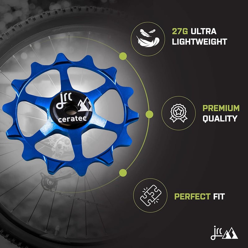 JRC Components Ceramic 14/12T Pulley Wheels for SRAM Eagle by - Image 3